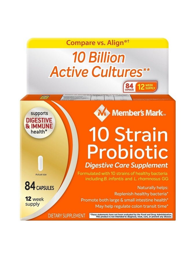 Member's Mark - 5X Probiotic Digestive Care Supplement242Ct. Bottles - Image 1