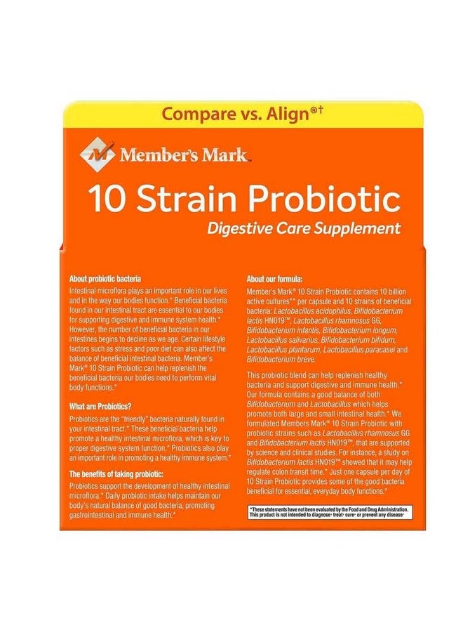 Member's Mark - 5X Probiotic Digestive Care Supplement242Ct. Bottles - Image 1