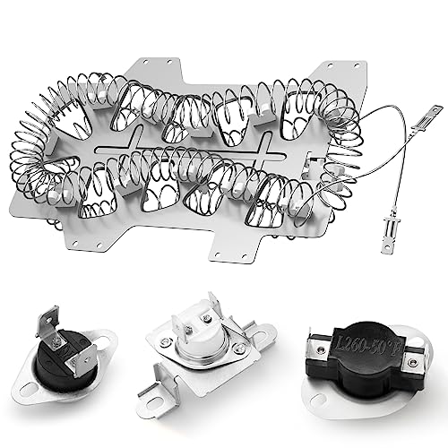 SUMNEW Upgraded Dryer Heating Element for Samsung，DC47-00019A Heating Element for Samsung Dryer,dv42h3000ew/a3 dv42h5000ew/a3 Parts, Including DC96-00887A, DC47-00016A, DC47-00018A. - Image 1