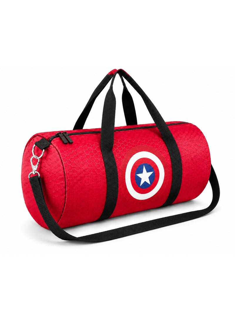 A versatile gym bag for the gym and travel, measuring approximately 40 x 20 cm, water-resistant, suitable for men, women, and children, for carrying sportswear and shoes. - Image 1
