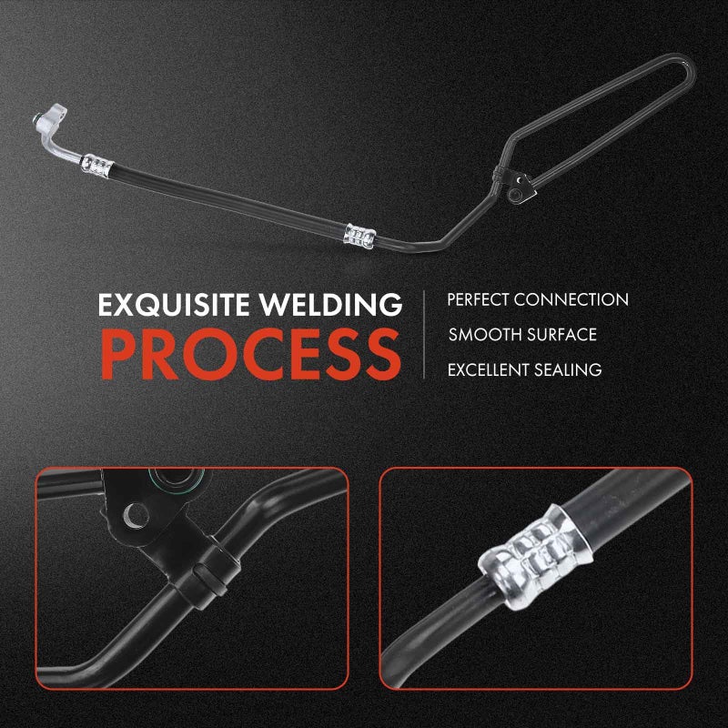 A-Premium A/C Discharge Line Hose Assembly Compatible with Acura MDX 2001-2002 3.5L, Honda Pilot 2003-2004 3.5L, Compressor to Condenser - Image 5