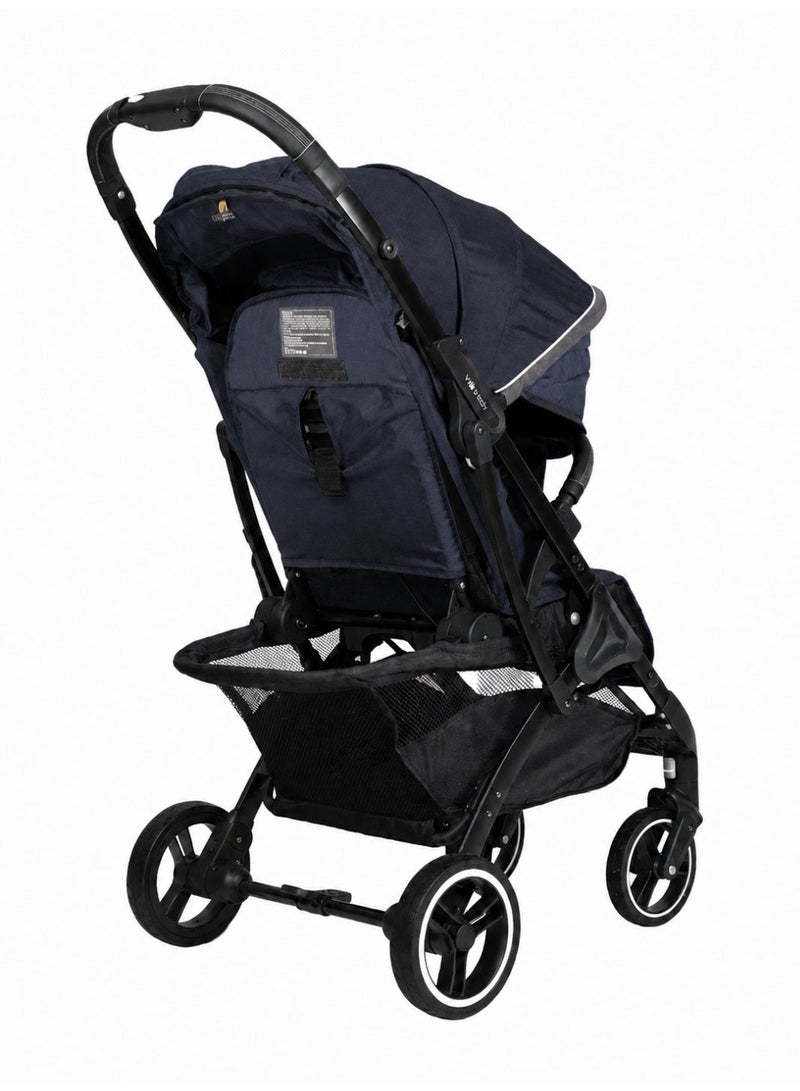 Dearest K3 Lightweight Baby Stroller with One-Hand Fold, Full Recline and 5-Point Safety Harness - Image 5