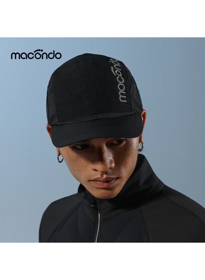Macondo Original Item｜ New Racing Breathable Sweat-wicking Sun Protection Running Cap Black One Size - Image 1
