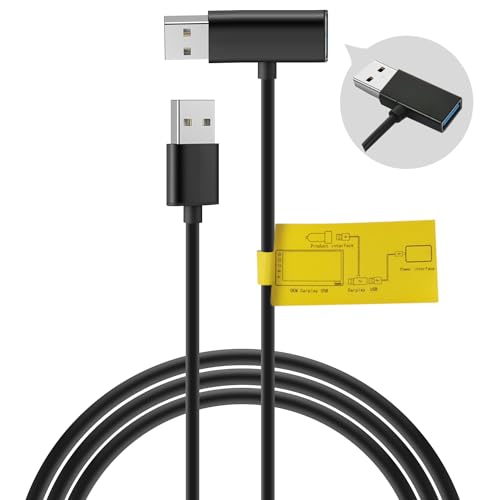 Flgocexs USB Splitter USB Power Data Adapter Y-Cable Black for Android Auto Wireless Carplay Adapter Cable carplay - Image 1