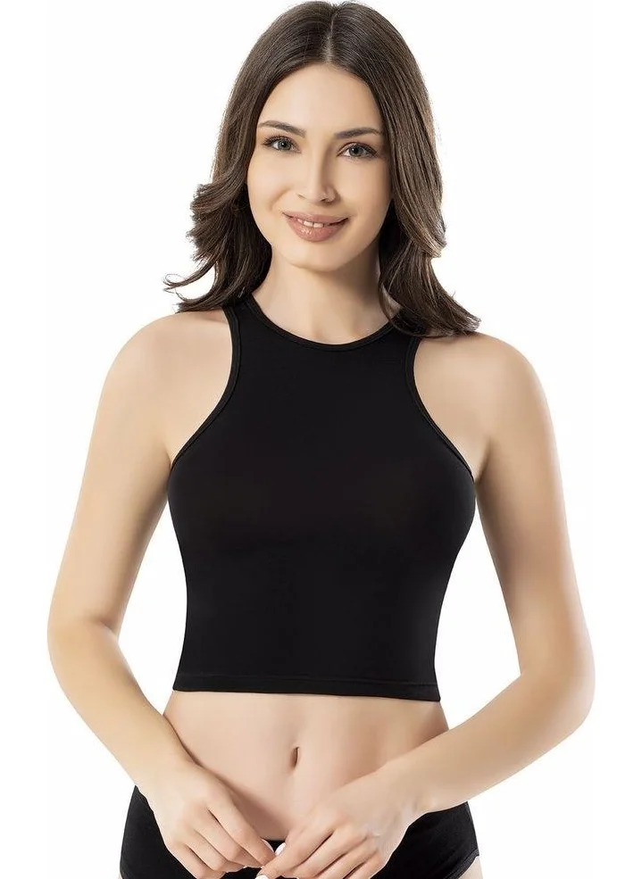 KOTA Women's Wide Strap Crop Bustier 1 Piece -6376