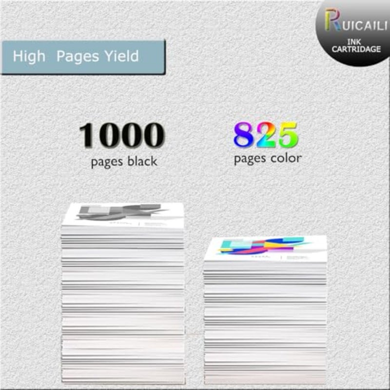خرطوشة حبر متوافقة مع خراطيش الحبر HP 950XL 951XL 950 951 لـ Officejet Pro 251dw/276dw/8100/8600/8610/8620/8630/8640/8650/8660/8615/8616/8625 4PK - Image 3