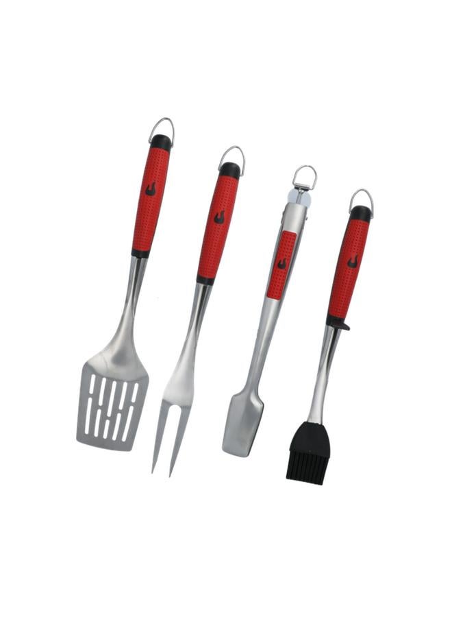 Charbroil 4-Piece Comfort-Grip BBQ Tool Set Multicolor - Image 2