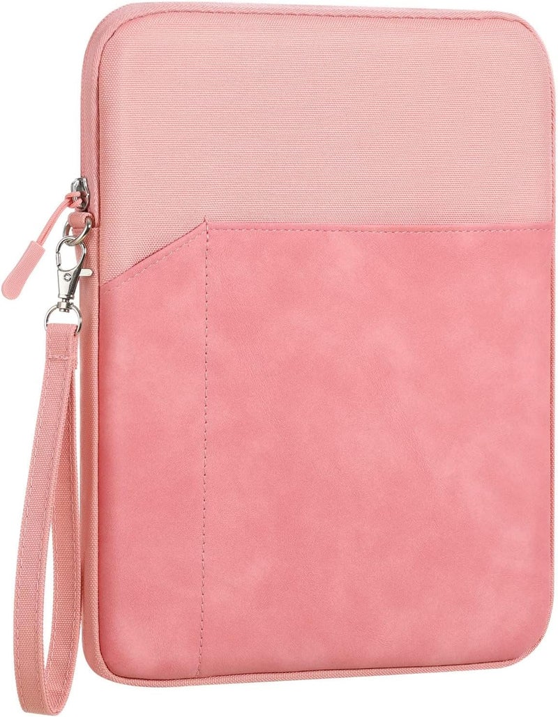 KASTWAVE Tablet Sleeve Bag For Ipad Pro 11 2021-2018, Ipad Air 5/4 10.9, Ipad 10.2, Galaxy Tab A8 10.5/Tab S8 11, Surface Go 2/1, Protective Case With Pocket, Pink - Image 1