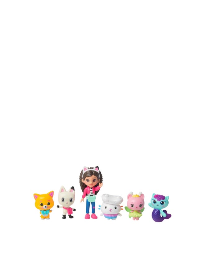 Gabby's Dollhouse Gabby’s Dollhouse: The Movie Cat-venture Crew Pack (9 cm, 11 Pieces) - Image 2