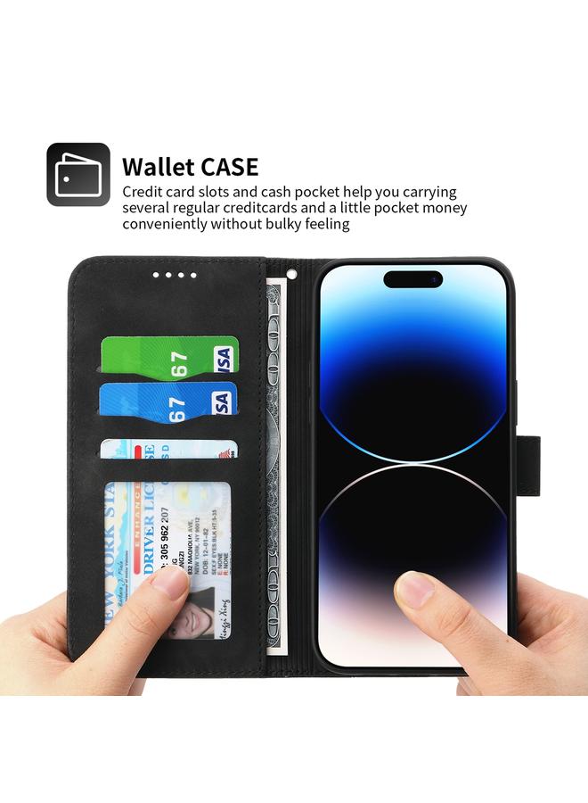 Zaboon Case For iPhone 12 Pro Max Dierfeng Dream Line TPU + PU Leather Phone Case - Image 3