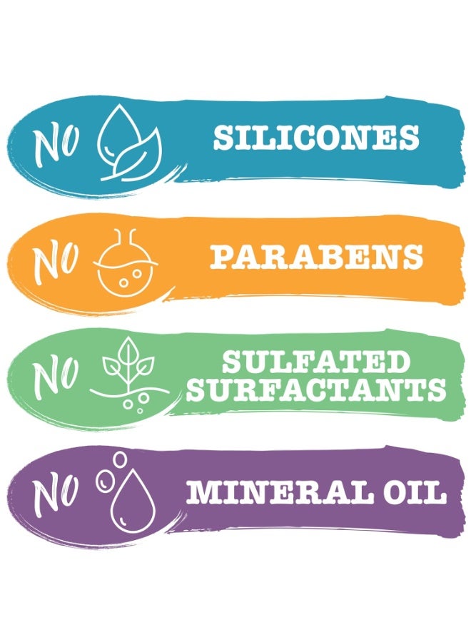 MAUI MOISTURE ماوي مويستشر هيل & هايدريت + قناع شعر زبدة الشيا وبلسم يترك على الشعر لعناية عميقة بالشعر المجعد ومساعدة في إصلاح الأطراف المتقصفة، نباتي، خالي من السيليكون والبارابين والكبريتات، 12 أونصة - Image 2
