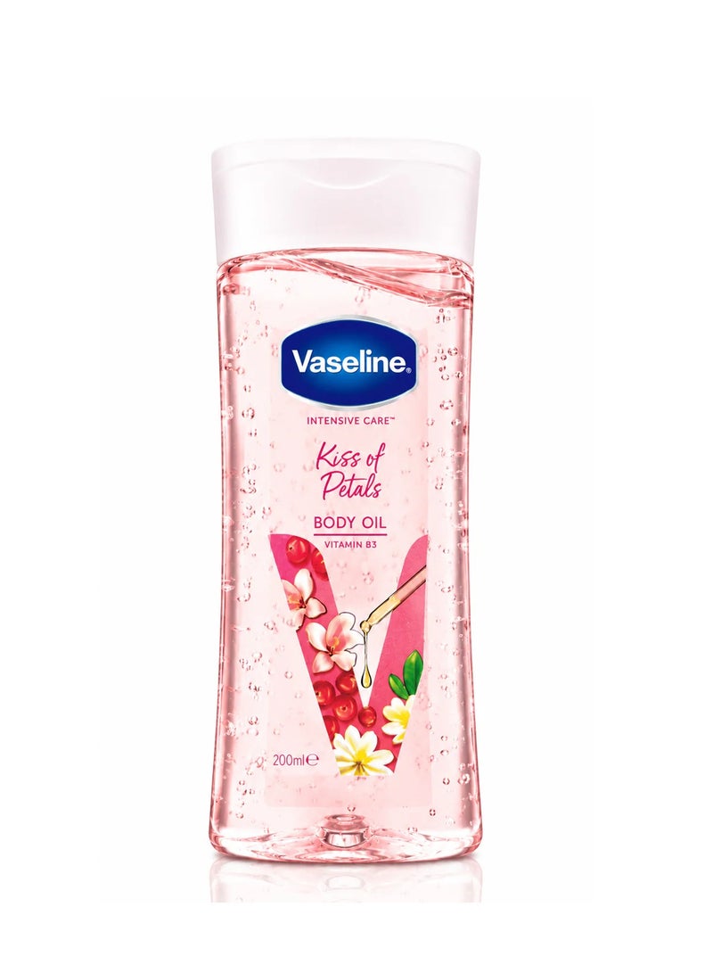 VASELINE BODY OIL KISS OF PETALS 200ML