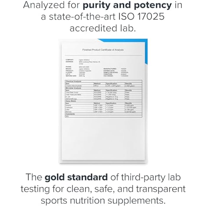 LEGION Micronized Creatine Monohydrate Supplement - Clean Creatine Powder for Muscle Gain & Post Workout Recovery - Micronized Creatine Supplement for Maximum Absorption (30 Servings, Capsule) - Image 4