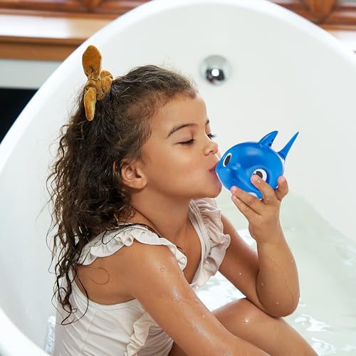 Robo Alive Junior Baby Shark New Silicon Fins Version Singing and Swimming Daddy Shark (Blue) by ZURU - Image 5