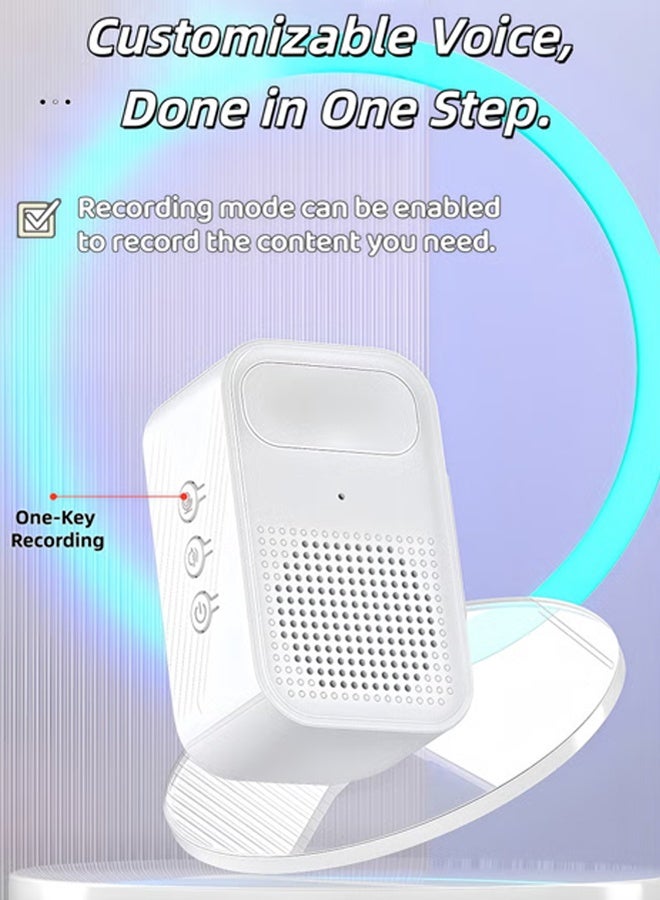 Motion Sensor Doorbell, Door Chime For Business When Entering, Motion Sensor Detect,Visitor Bell,Voice Prompter,30 Sounds And 3 Levels Of Volume,For Home, Office, Apartment, Hotel, Warehouse(Black) - Image 4