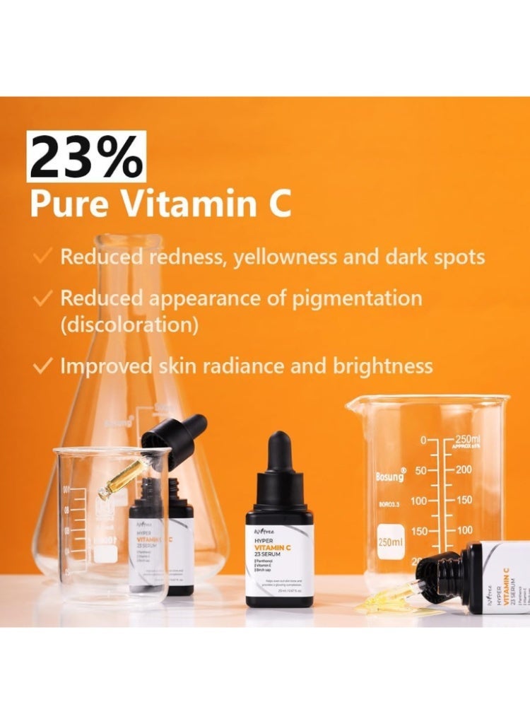 ISNTREE Hyper Vitamin C 23 Serum 20ml – Korean 23% Pure Ascorbic Acid Brightening Serum for Hyperpigmentation, Dark Spots, Even Skin Tone & Anti-Aging - Image 3