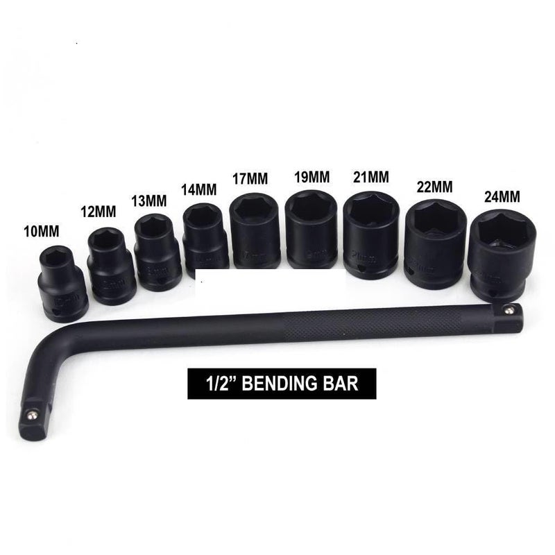 Harboan مجموعة مفاتيح صمولة هاربوآن 10 قطع 12 10MM24MM للاستخدام الثقيل لأدوات ورشة الإصلاح وأدوات إصلاح السيارات - Image 2