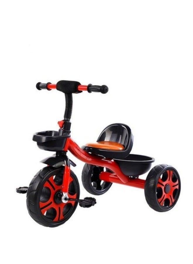 MIXDE Kids Tricycles, Kids Trike Tricycles Toddler Bike with Basket, Baby Balance Bike with Adjustable Seat,Riding Toy for Training Motor Skills - Image 2