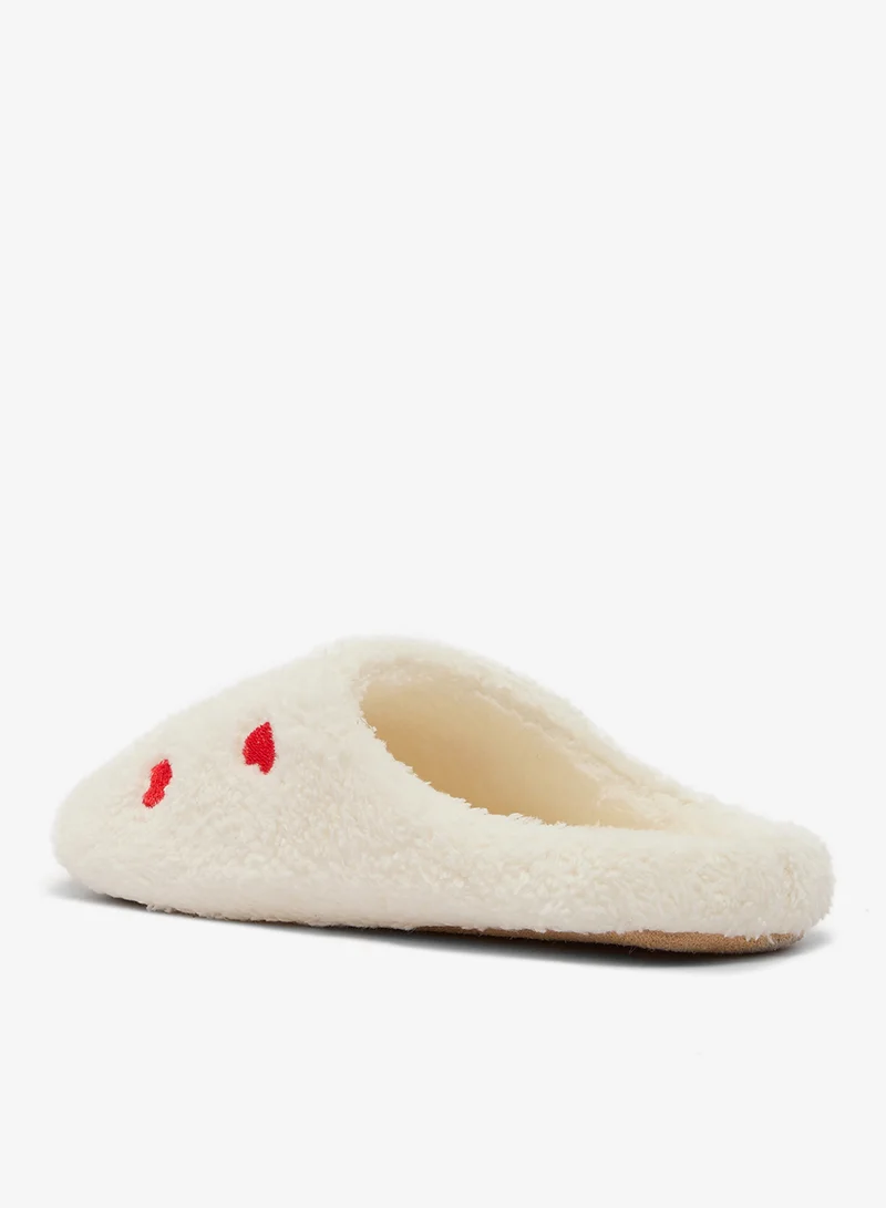 Ginger Heart Printed Bedroom Slippers