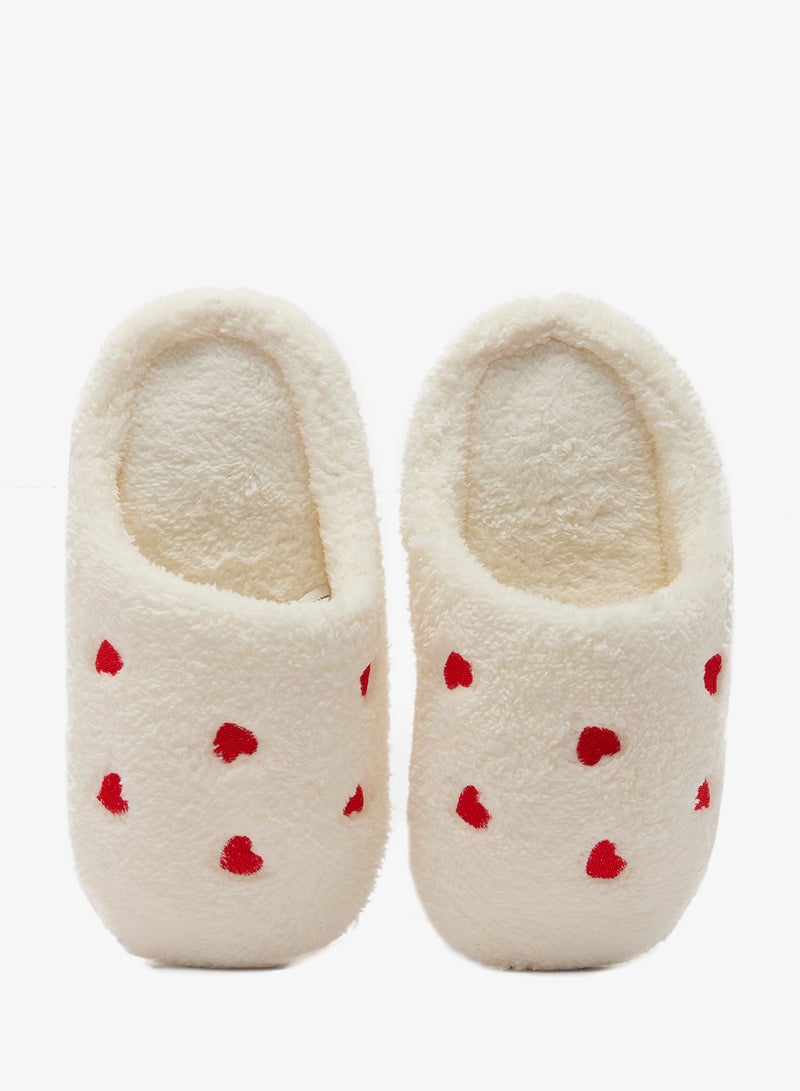 Ginger Heart Printed Bedroom Slippers - Image 4