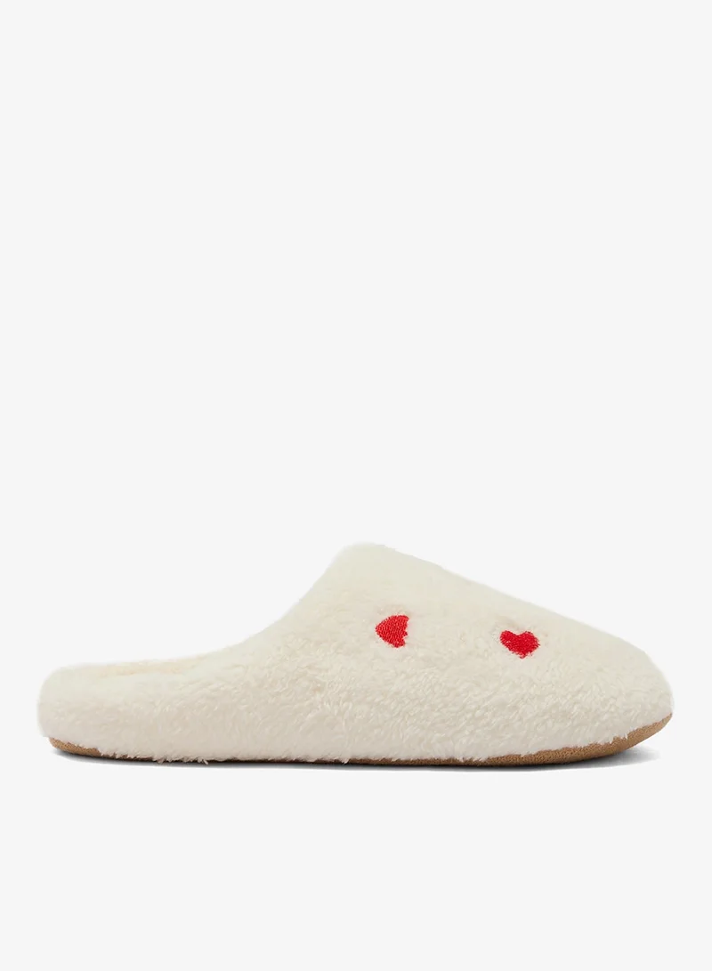 Ginger Heart Printed Bedroom Slippers