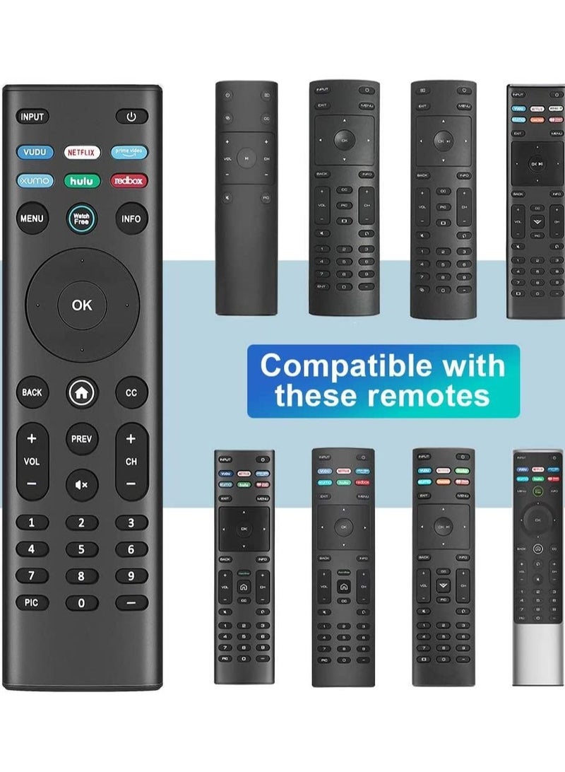 Universal Replacement Remote Control Compatible with All Vizio-Remote-Control Vizio LCD LED QLED HD 4K UHD HDR SMARTCAST Smart TVs Include D-Series E-Series M-Series P-Series V-Series