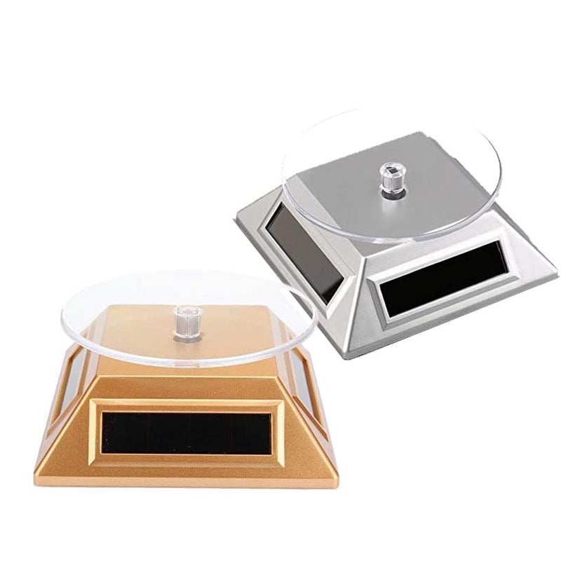 SOHAM SHREE Solar Powered Jewellery Ring Bracelet Watch Display Stand No Batteries or Charger Required