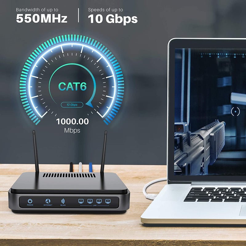 Sado كابل إيثرنت باتش RJ45 Cat6 عالي السرعة بطول 30 متر من سادو - Image 5