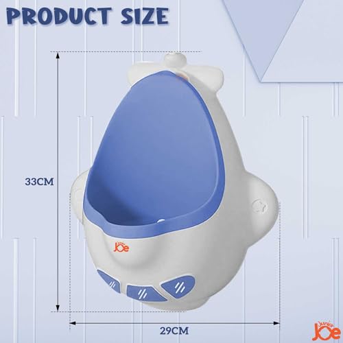 JUNIOR JOE Children's Urinal for Boy Standing Potty Training, Portable Wall Pee Trainer Urinal for Baby Boys Kids Toddler (Airplane-Purple) - Image 2