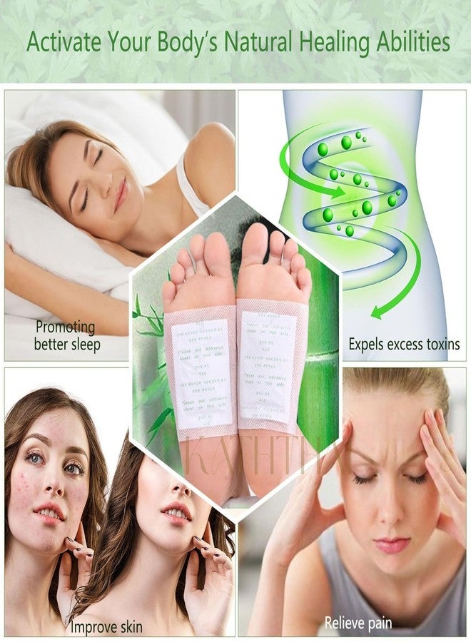 Natural Foot Pads for Cleansing & Relaxation | Herbal Foot Patch for Stress Relief, Sleep Support & Foot Care | 20 Pieces - Image 4