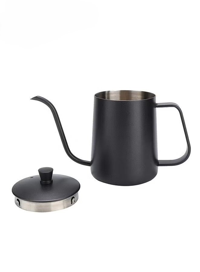 PRIMO PLUS Hand Drip Gooseneck Tea Pot Black 600ml - Image 5