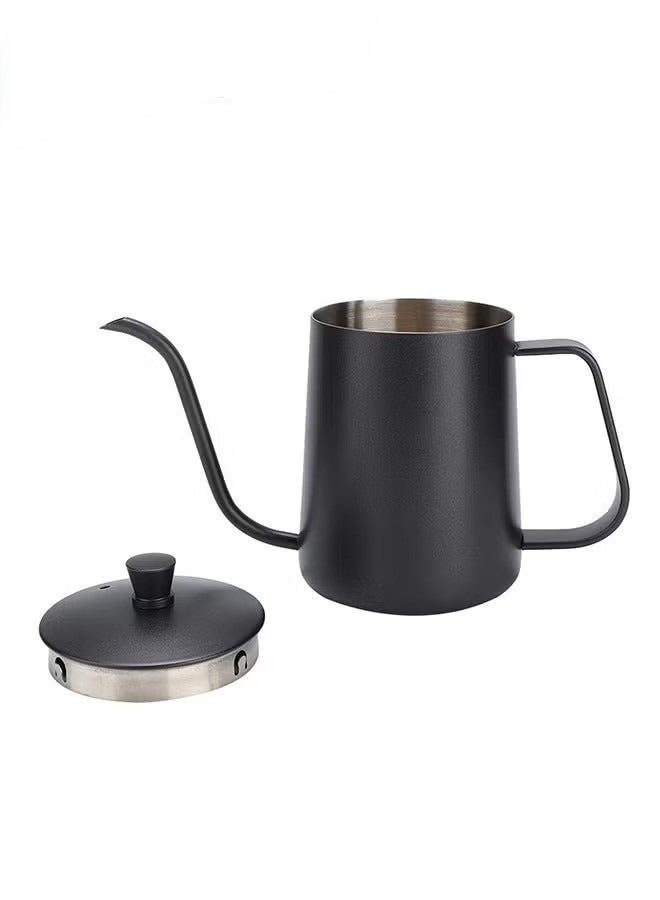 PRIMO PLUS Hand Drip Gooseneck Tea Pot Black 600ml - Image 4