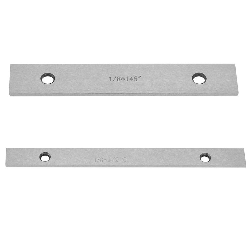 ZOENHOU 10 Pairs 1/8 x 6 Inch Machinist Parallel Bars Tools Set, 10 Pair Steel Parallels Straightedge Bar Block with 2 Holes, Hardened Precision Machinist Tools 1/2 Inch to 1-5/8 Inch - Image 3