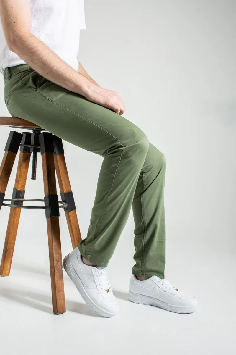 Cedy Denim Side Pocket Classic Chino Men's Pants Gabardine C401-1