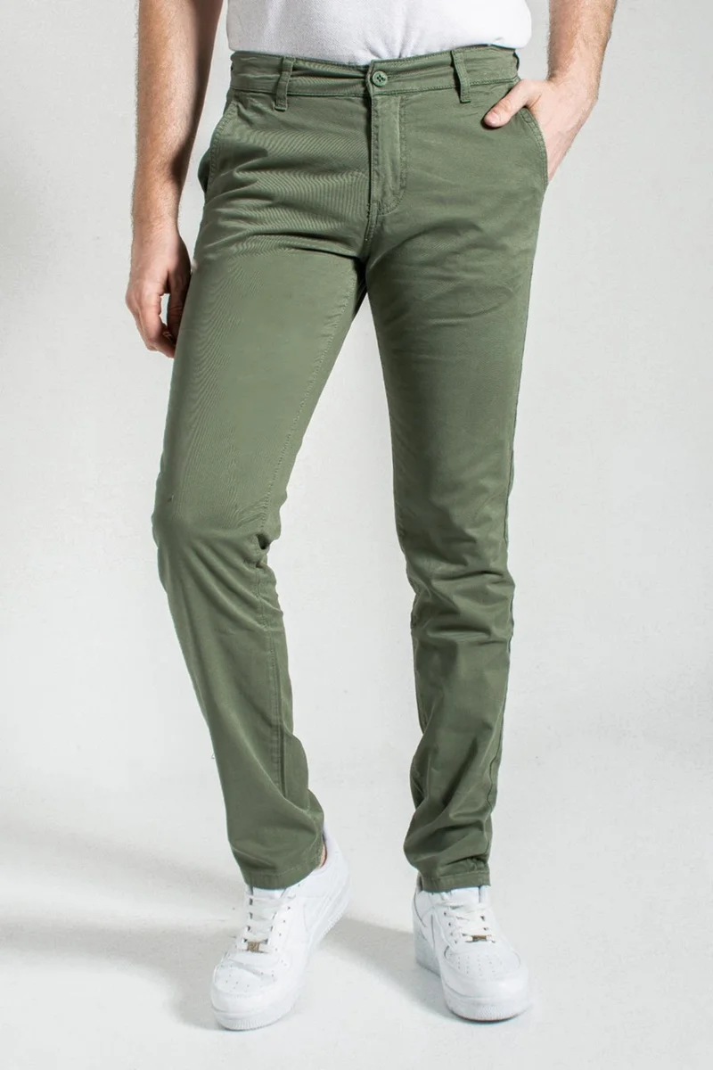 Cedy Denim Side Pocket Classic Chino Men's Pants Gabardine C401-1