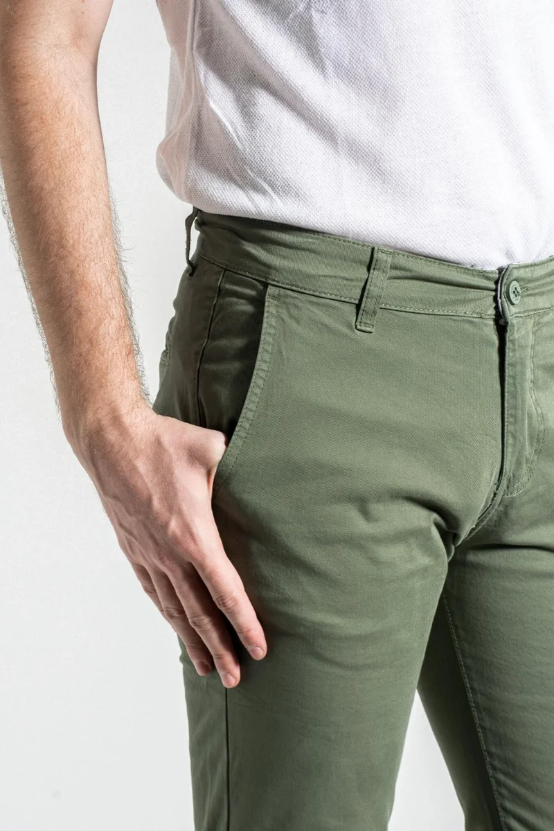 Cedy Denim Side Pocket Classic Chino Men's Pants Gabardine C401-1