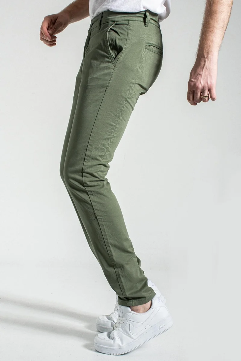Cedy Denim Side Pocket Classic Chino Men's Pants Gabardine C401-1