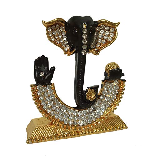 Purpledip Lord Ganesh Car Dashboard Table Shop Counter Idol 10137 - Image 3