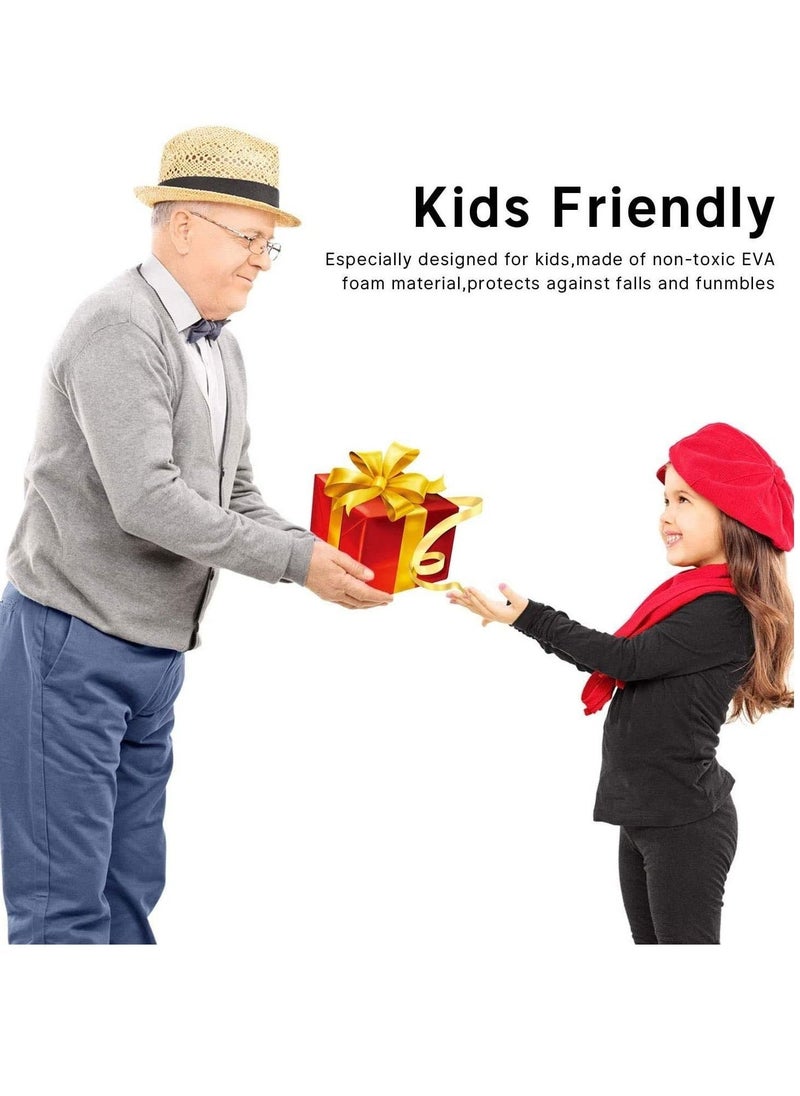 iPad 10.2 Case for Kids, iPad 8th 2020 Case, 3D Cute Cartoon Butterfly Cover Non-Toxic EVA Foam Wings Kickstand Kid-Proof Shockproof Bumper Girl Boy Gift for Apple iPad 7 8 Gen 10.2'' - Pink - Image 4