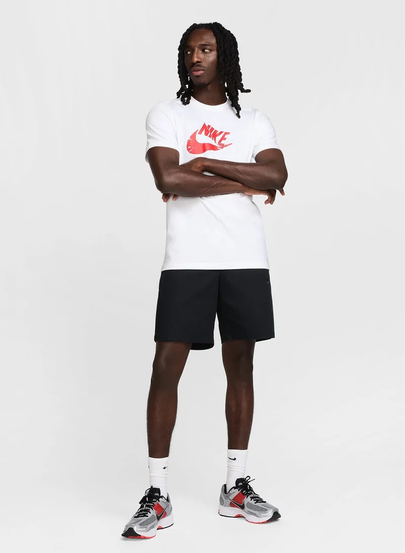Nike white Nsw Futura T-Shirt for Men | Best Price UAE
