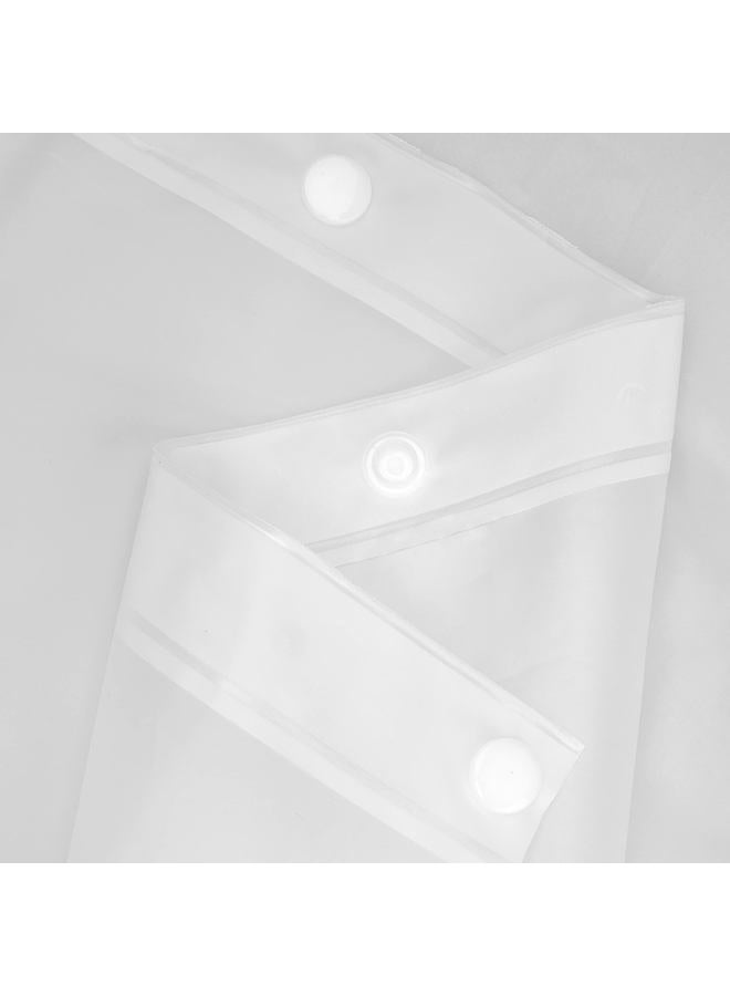 River Dream Waterproof PEVA Snap-in Shower Curtain Liner Replacement: Removable to Attach, Frost, 70x66 - Image 2