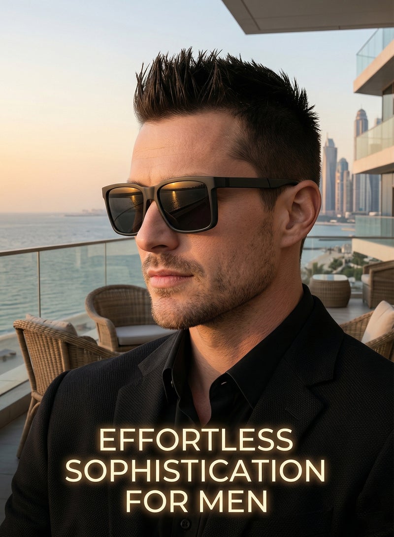 CIKE Premium Frosted Sunglasses – 100% UV400 Protection & Anti-Glare HD Vision Sunglass for Men & Women, Ideal for Driving & Outdoors - Image 2