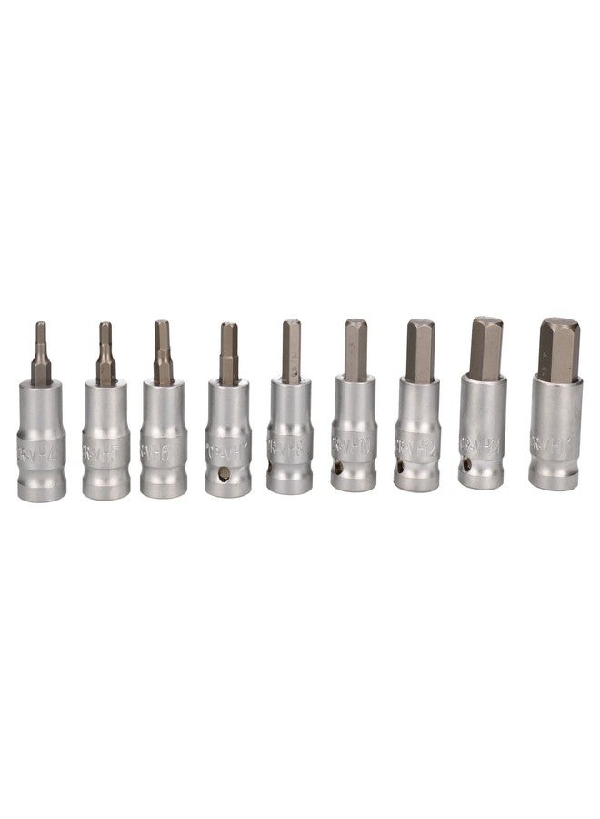 AB Tools 1/2" Drive Shallow Metric Hex/Allen Key Bit Socket 4mm - 17mm 9pcs Bergen - Image 3