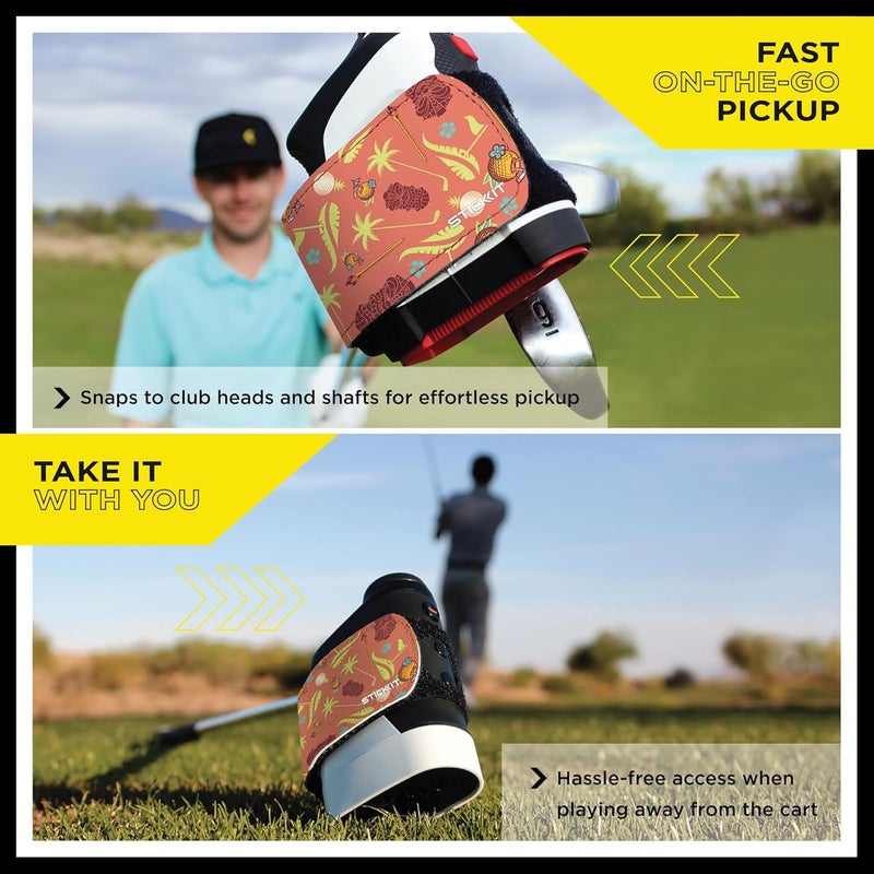 Stick It Magnetic Rangefinder Strap | Strong Magnet Securely Holds to Golf Carts and Golf Clubs for Easy Access | Slim, Form Fitting, Size Adjustable - Image 4