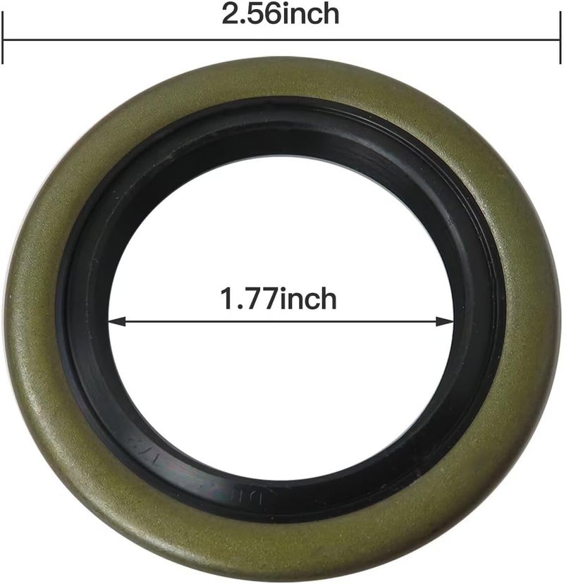 Set of 4 Trailer Hub Grease Seals Fit for E-Z Lube 3500 lbs Axle 1.719 x 2.565-22028 by Teemuday - Image 3