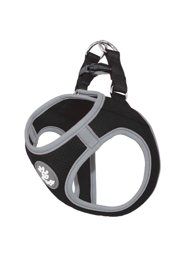 DOCO® Athletica QUICK FIT Reflective Harness XXX.Small-24-28cm / 0.5-0.9kg-Black