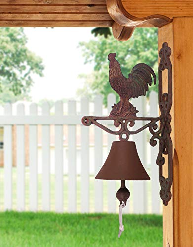 Sunset Vista Designs Painted Cast Iron Bell - Rooster - Image 2