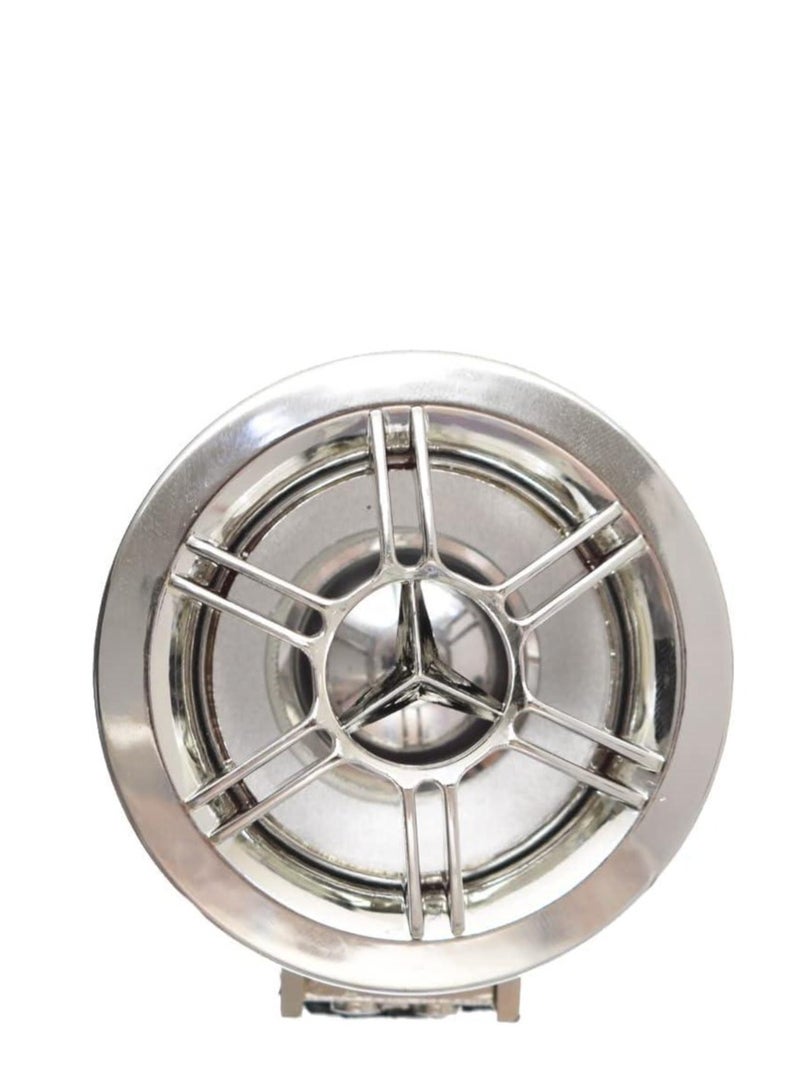 Motorcycle Loop Speaker Kit with Leader and Remote Control 12V, Nickel, 3 Inch - Image 1