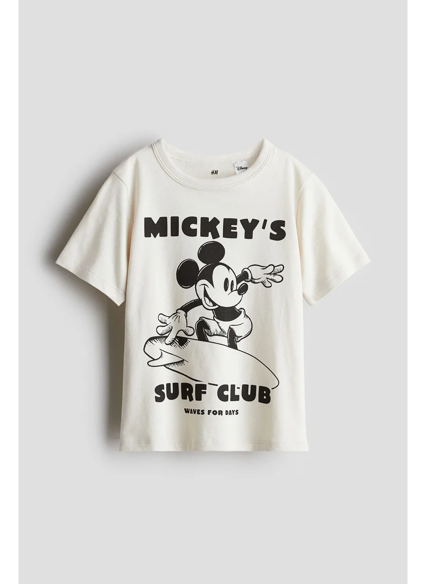 H&M Printed Cotton T-Shirt