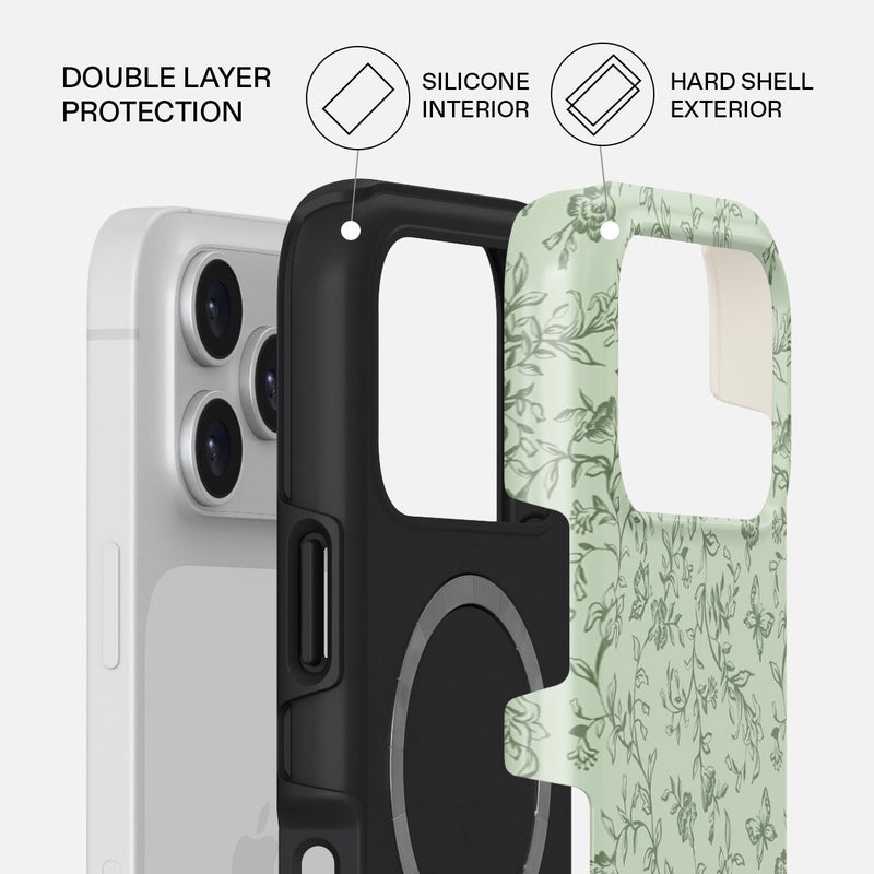 Burga iPhone 17 Pro Max Lost In Thought Premium Case Compatible with Hybrid Dual-Layer Hard Shell + Silicone Protection - Scratch-Resistant Shockproof Mobile Cover - Image 2